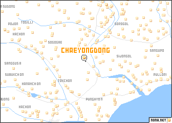 map of Chaeyŏng-dong