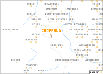 map of Chaffaud