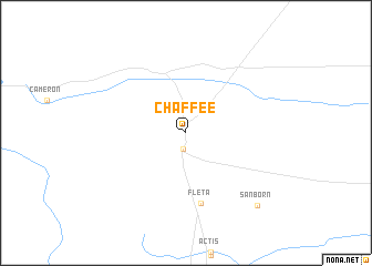 map of Chaffee