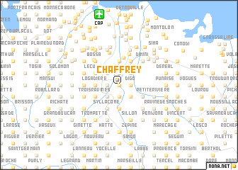 map of Chaffrey