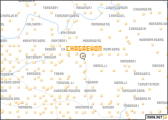 map of Chagaewŏn