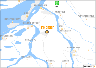 map of Chagan