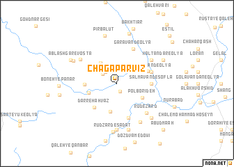 map of Chagā Parvīz