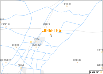 map of Chagatas