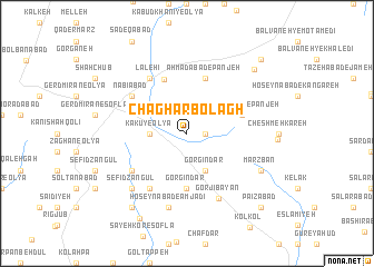 map of Chāghar Bolāgh