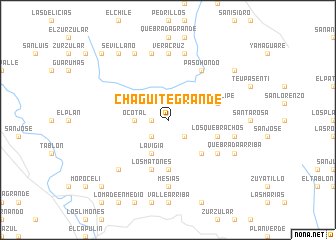 map of Chagüite Grande