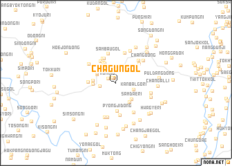 map of Chagŭn-gol