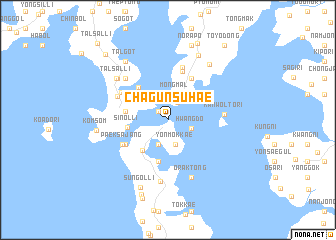 map of Chagŭnsuhae