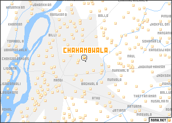 map of Chāh Ambwāla