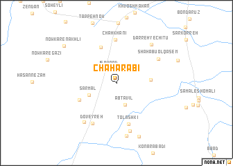 map of Chāh ‘Arabi