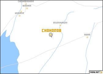 map of Chāh ‘Arab