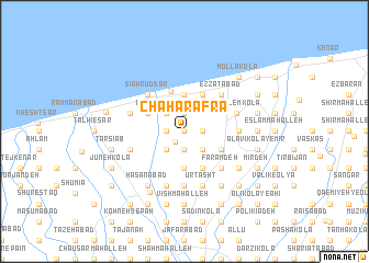 map of Chahār Afrā