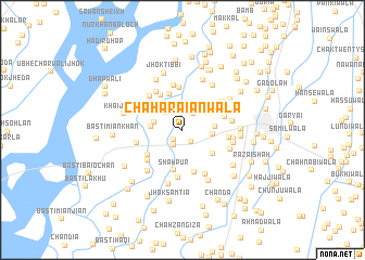 map of Chāh Ārāiānwāla