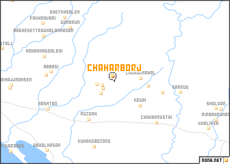 map of Chahār Borj