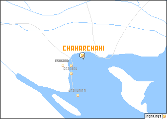 map of Chahār Chāhī