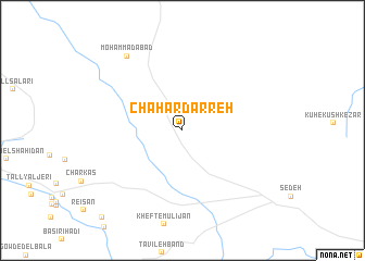 map of Chahār Darreh