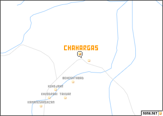map of Chahār Gas