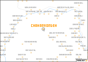 map of Chahār Mordeh
