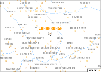 map of Chahār Qāsh
