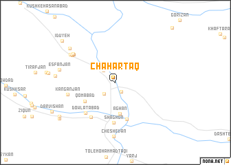 map of Chahār Ţāq