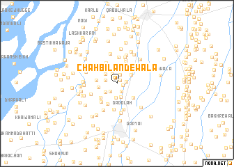 map of Chāh Bilāndewāla