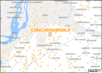 map of Chāh Chanduānwāla