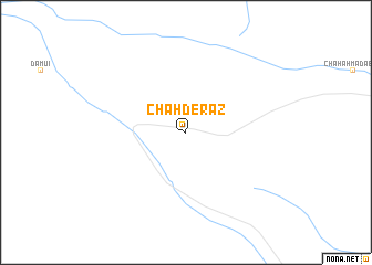 map of Chāh Derāz