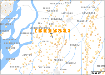 map of Chāh Dohdarwāla