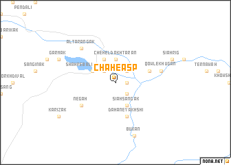 map of Chāh-e Asp