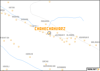 map of Chāh-e Chāhvarz