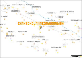 map of Chāh-e Gholāmreẕā Dūr Andīsh