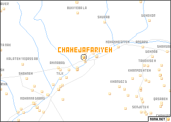 map of Chāh-e Ja‘farīyeh