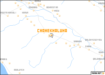 map of Chāh-e Khālūhā