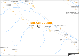 map of Chāh-e Saḩargāhī