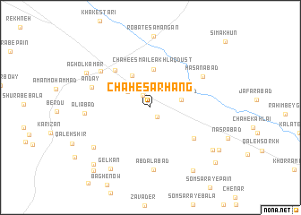 map of Chāh-e Sarhang