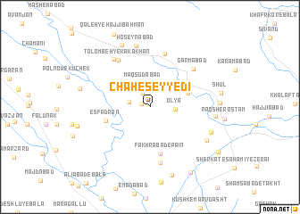 map of Chāh-e Seyyedī