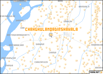 map of Chāh Ghulām Qadir Shāwāla