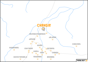 map of Chāh Gīr
