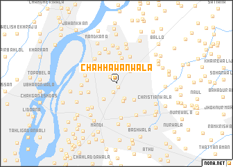 map of Chah Hawanwala