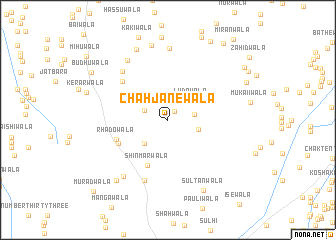 map of Chāh Janewāla