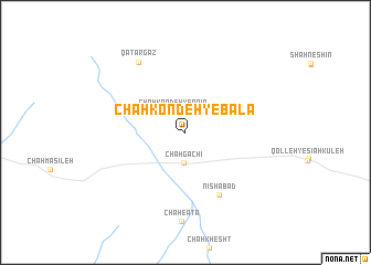 map of Chāh Kondeh-ye Bālā