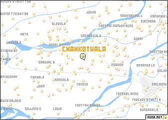 map of Chāh Kotwāla