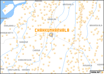 map of Chāh Kumhārwāla