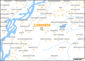 map of Chāh Māna