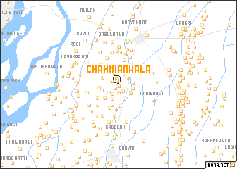 map of Chāh Miānwāla