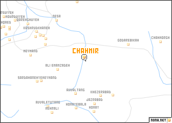 map of Chāh Mīr