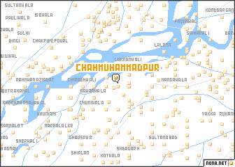 map of Chāh Muhammadpur