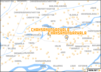 map of Chāh Samundarwāla
