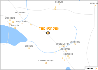 map of Chāh Sorkh