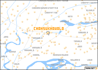 map of Chāh Sukhāwāla